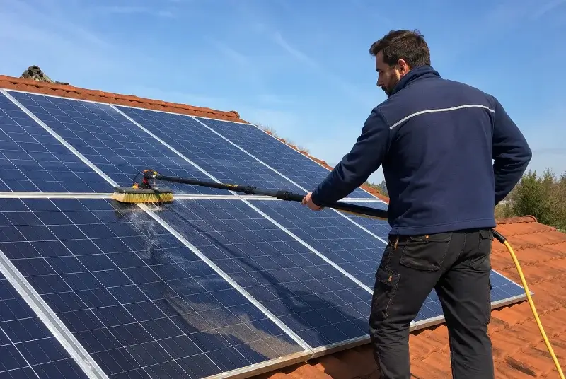 Nettoyage et entretien de panneaux solaires à Saint-Gonnery